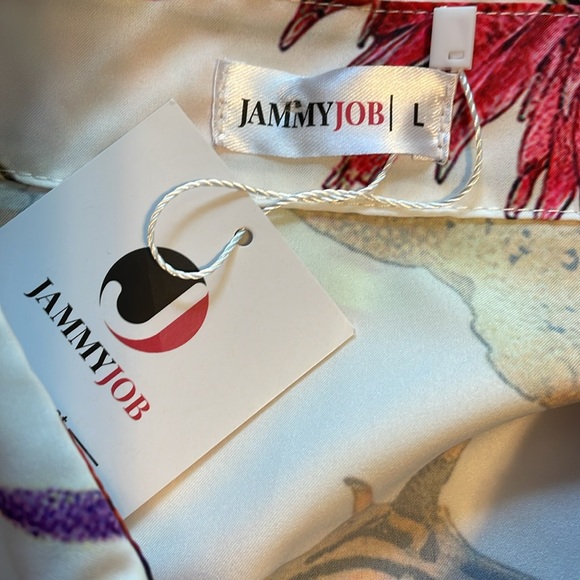 JAMMYJOB Novelty Loungewear Top Sea Coral Theme - Picture 8 of 8